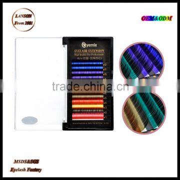 OEM&ODM Festival Charming Korea quality macaron eyelash extension/beautier eyelash extension prime silk