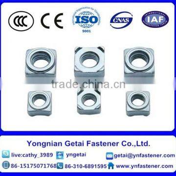 Square welding nuts , DIN933/931,928-1983,Welding square nuts with high quality