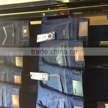 large quantity of men's stock jeans