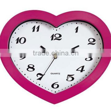 gift for newly married couple heart shape wall clock for wedding