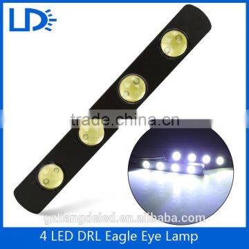 Led lighting lamp auto daytime running lights eagle eye 4 LEDs drl