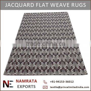 2016 Modern Design Hand Woven Flat Weave Jacquard Wool Rug