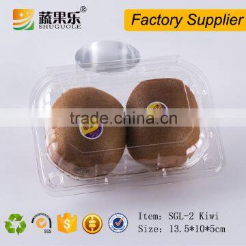 Plastic Kiwi Fruit Custom Clamshell Boxes Packaging