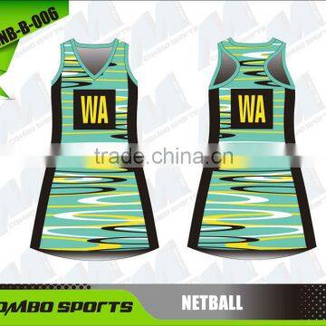 Custom sublimation netball dress