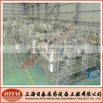 Vaccine Production Plant with Mixing Tanks