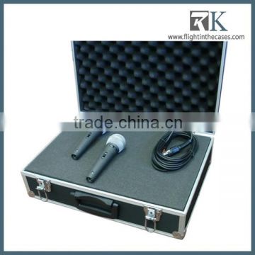 Mic Flight Case, Wireless Microphone Flight Cases 6U for MIC Receiver, wireless microphone case