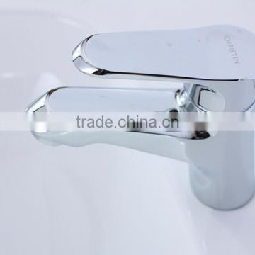 Square Bathroom Deck Mounted Cold Hot Water Faucet