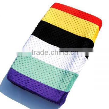 Retail Minky Baby Colorful Stripe Design Minky Baby Changing Pad Cover