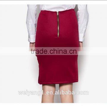 OL Style Pencil Skirt With Zipper Woman Skirt Fashion