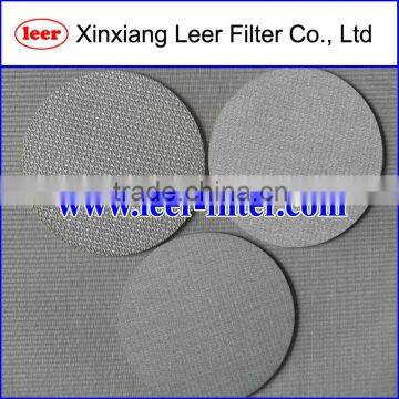 Stainless Steel Sintered Mesh Filter Disc