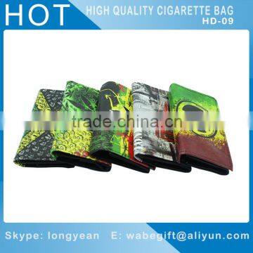 Wallet Leather tobacco pouch case rolling cigarette