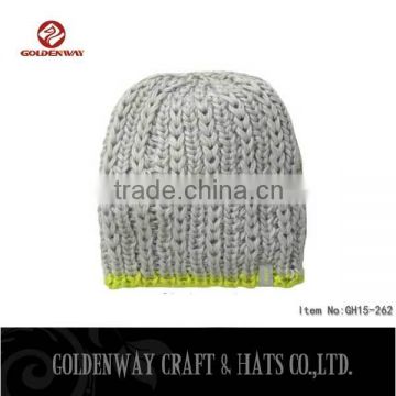 wholesale wholesale 100% acrylic custom pom pom beanie hat