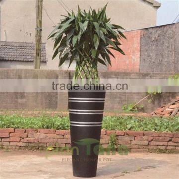 Water Proof Conical Painted Color Glass Reinforced Composite Urn photo-4