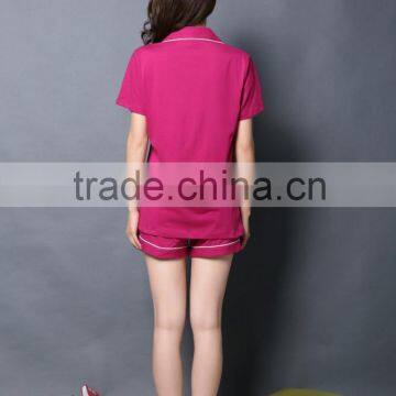 Hot Selling Cotton Pajamas Sets for WOMEN Pajama Sets 100% Cotton Cotton Pajama Shorts Set photo-6