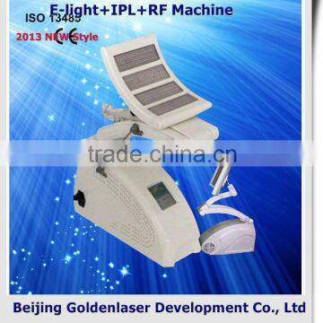 640-1200nm 2013 Multifunctional Beauty Equipment E-light+IPL+RF Machine Portable E-light With Trolley Bikini Hair Removal