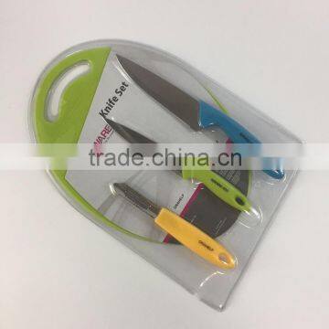 Utilitarian Domestic 3 Piece Knife Set