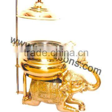 Fancy Handmade Chafing Dish for Sale | Top Quality New Design Chafing Dish | Brass Plated Chafing Dish photo-4