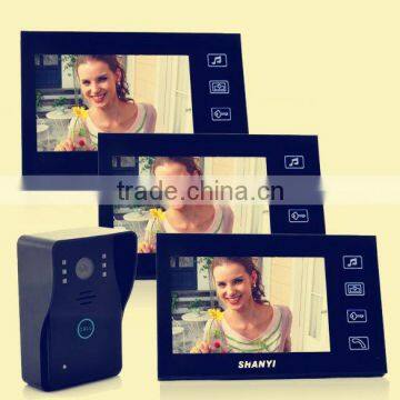 2.4GHz wireless Ultra-slim full-touch screen Water and oxidation proof battery operated wireless video door phone