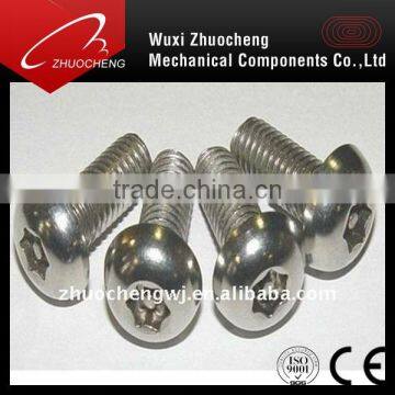 stainless steel pan torx head security screws