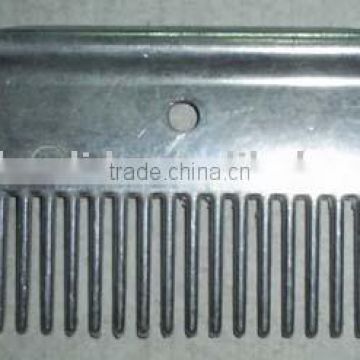 Aluminium horse mane comb