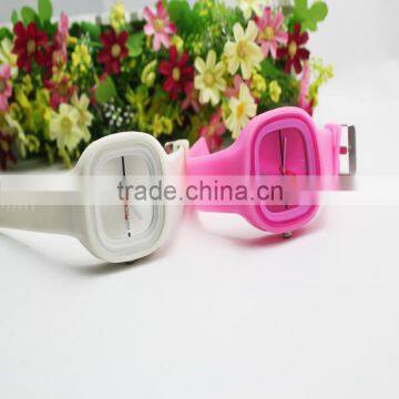 Custom logo cute jelly watch silicone candy watches with high quality