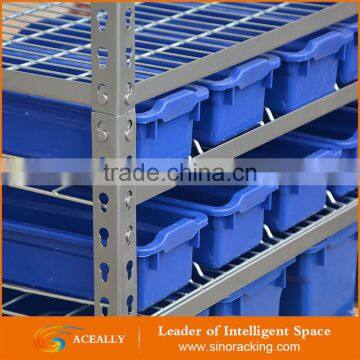 Rivet Mobile Bin Rack With Wheels storage unit with bins