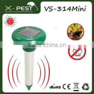 X-pest VS-314 Mini 100% weatherproof Cheap garden solar ultrasonic power pest mole mouse rodent mice pest repeller chaser trap
