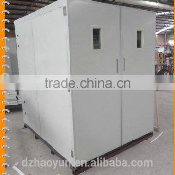 CE Approved Fully Best price automatic incubators fertile hatching eggs/chicken incubation machine(9856 eggs)