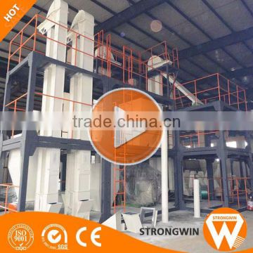 China Strongwin 1t/h feed processing machines poultry feed pellet production line