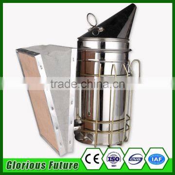 Apiculture stainless steel smoker/bee smoker with Corium smoker bellow