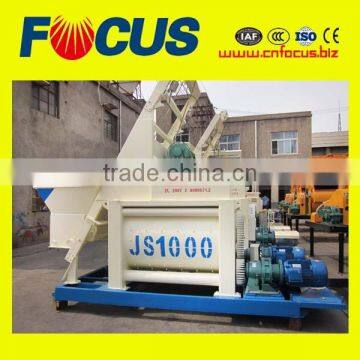 Hot Sale Concrete Mixer, Js1000 Double Shaft Concrete Mixer for Big Construction Project