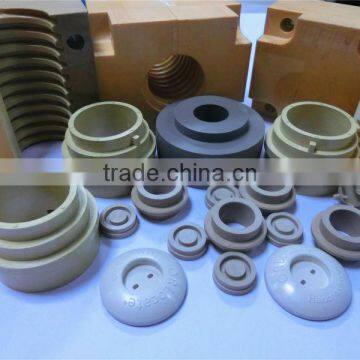 PEEK, PES, PPS, LCP, HDPE, Grilamid injection parts or machined parts