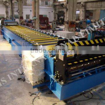 LMS Color Steel Roofing Roll Forming Machine , Wall Panel Cold Rolling Mill photo-3