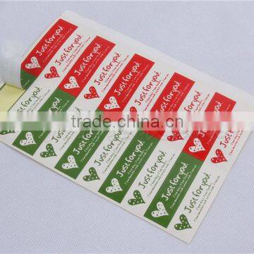 self adhesive red heart stickers