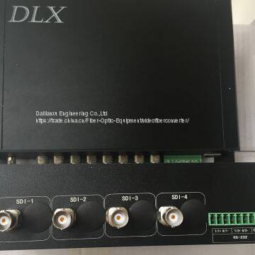 4channels HD-SDI Video Fiber Optic Transmitter and Receiver,SDI Camera to Fiber Converter,Fiber to SDI Camera Converter photo-3
