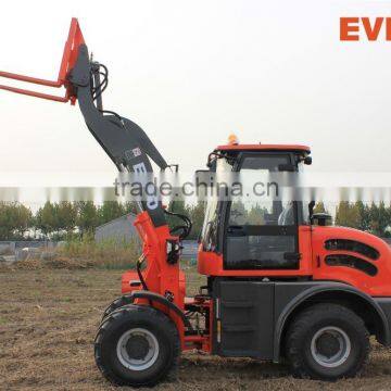 Everun Brand ER20 Mini Wheel Loader Small Garden Tractor Loader Backhoe For Sale