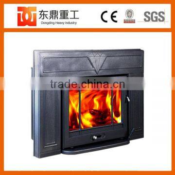 Multi Fuel Cast Iron Inset Type Wood Burning Fireplace With Good Appearance photo-6