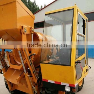 4 wheel driven 0.5 cubics meters drum capacity concrete mixer truck