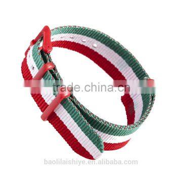 Fashion Nylon material strap OEM design printed nato watch