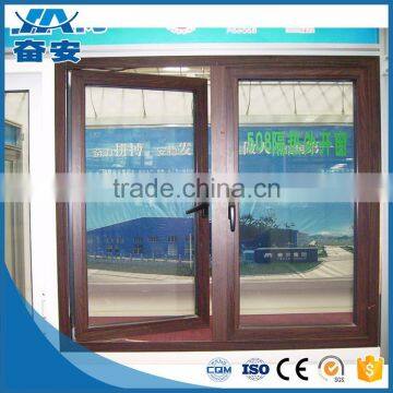 High quality cheap aluminum round top casement window