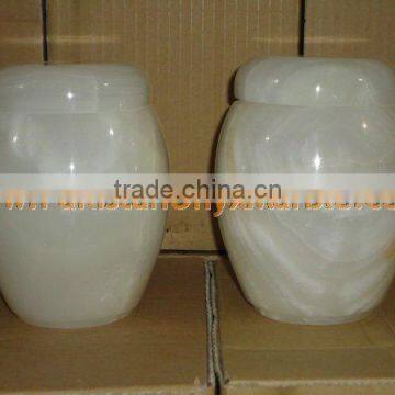 WHOLSALE 2017 NATURAL 2017 New Items WHITE ONYX URNS photo-3