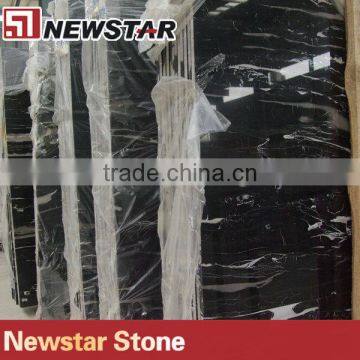 Newstar Silver Dragon Black Portoro Marble Slabtile With White Vein Price photo-3