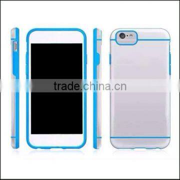 TPU Transparent Soft Phone Case, Colorful Bumper Back Cover for IPhone6 photo-2