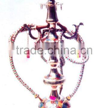 Decorative brass hookah, hookah pipe, arabic hookah, decorative metal hookah