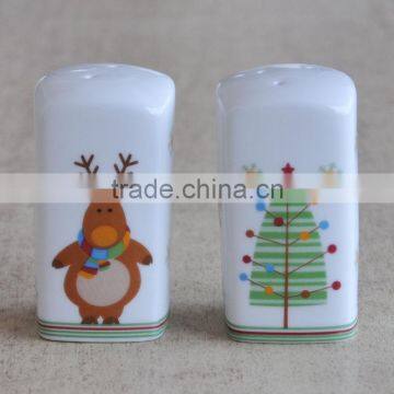 Ceramic Salt and Pepper Shaker Set photo-2
