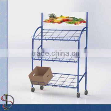 supermarket Vegetable Display Rack