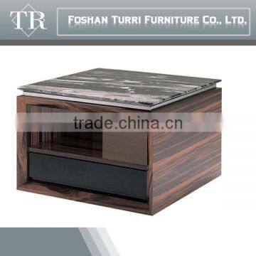 Luxury Marble Top Corner Table, Sofa Side Table for Living Room Furniture photo-3