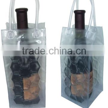 Durable PVC Wine Bottle Ice Bag Cooler Can Water Resistant Cooler Holder Chiller