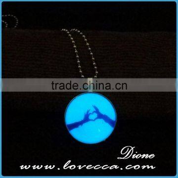 Christmas Gift Jewelry Glow in Dark Luminous Necklace for Women photo-2