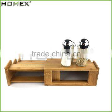 Shop Shelf Bamboo In-Cabinet Spice Rack Homex BSCI/Factory photo-6